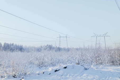 Frozen Power Lines
