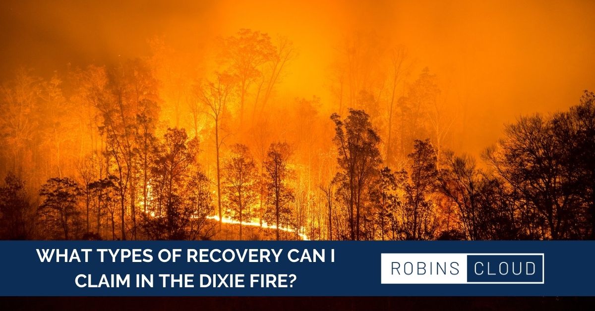 What Types of Recovery Can I Claim in the Dixie Fire?